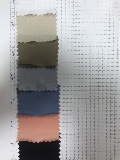 SX-DY 521010  50D牛奶絲滌綸拉架  規格：160CM 克重：100G 成份：88T 12SP 超薄運動布 45度照